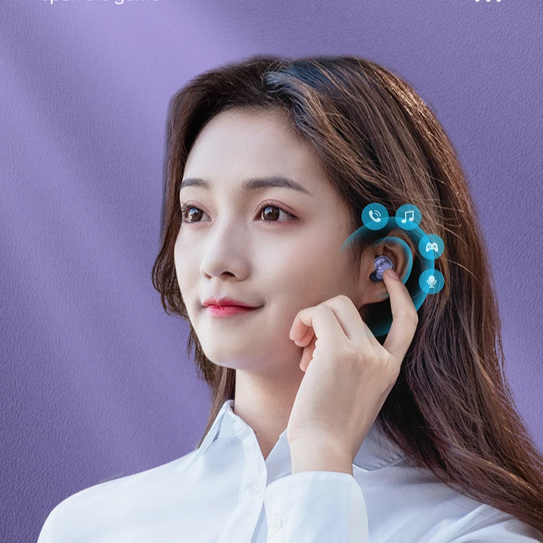 M32 Wireless Headphones Stereo Sport Touch Headset TWS Bluetooth 5.1 Earphones Women Earbuds with Microphone Power Bank 2000mAh