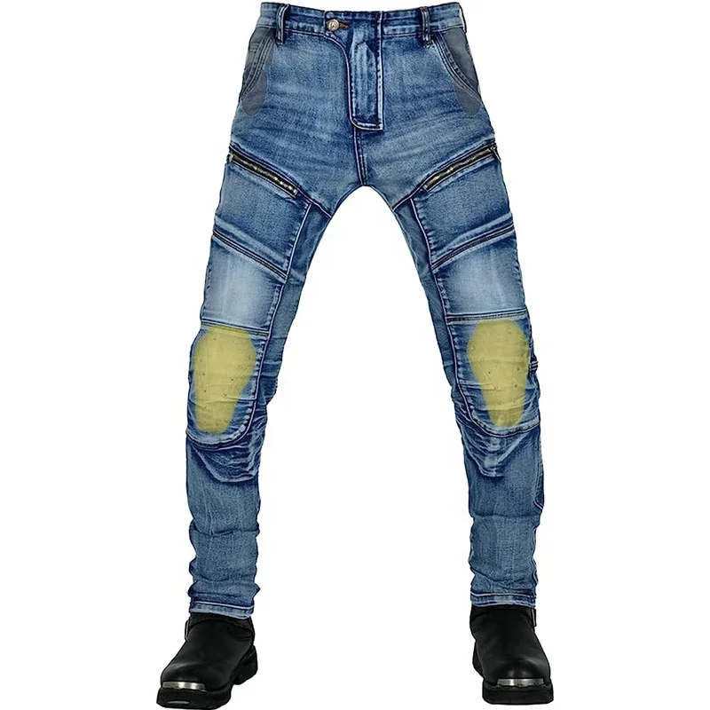 Riding Denim Pants Men Moto Jeans Protective Gear Riding Touring Motorbike Trousers Jeans Armor Protective Pants