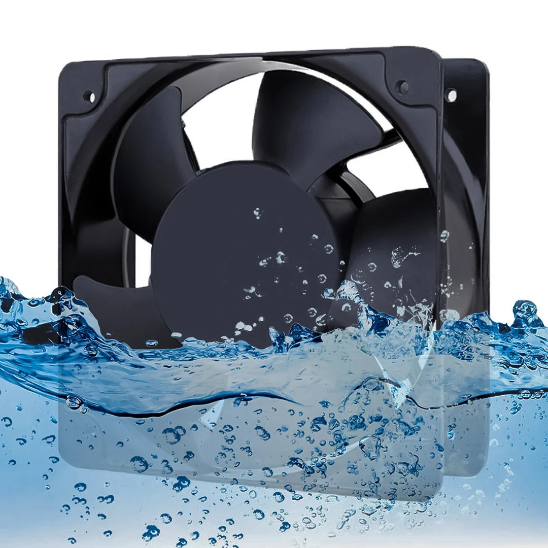 150m 230V High Static Pressure Fans EC Axial Flow Fans 150x150x50mm Distribution Cabinet Best AC DC Electric Fans