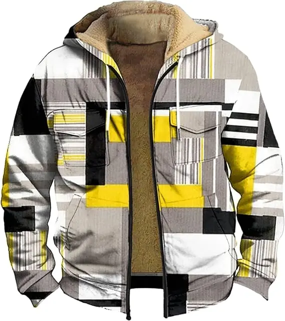 Куртка Мужская на флисе с капюшоном