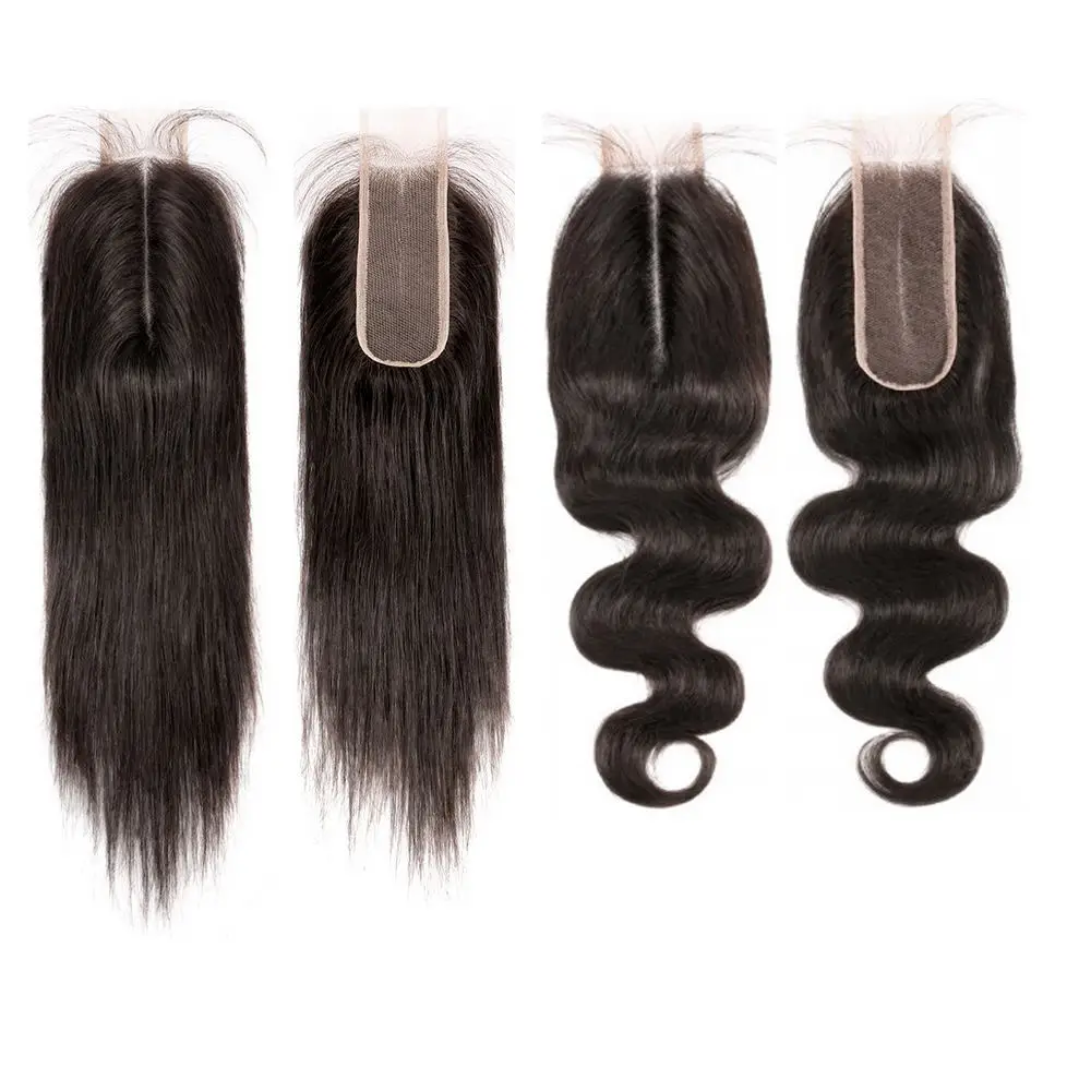 Wholesale 2x6 transparent HD lace closure middle part remy virgin human hair 2x6 lace closure for black women