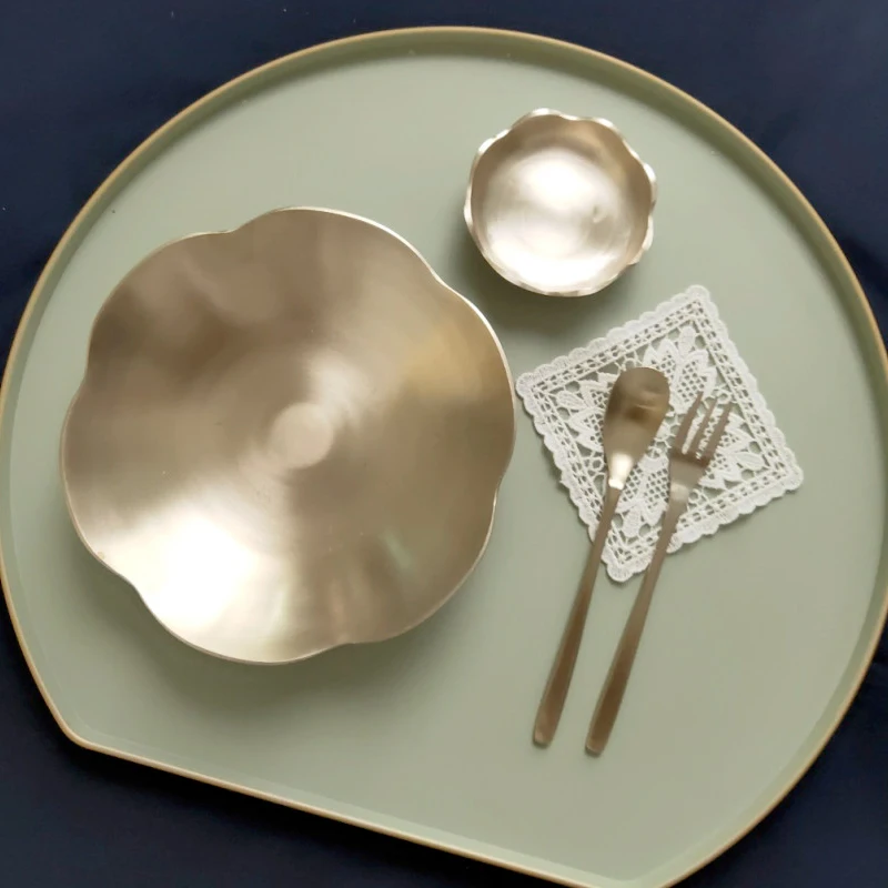 [NotHyang] forged high tin bronze Brass kitchen tableware made in korea handy made bangjja yugi