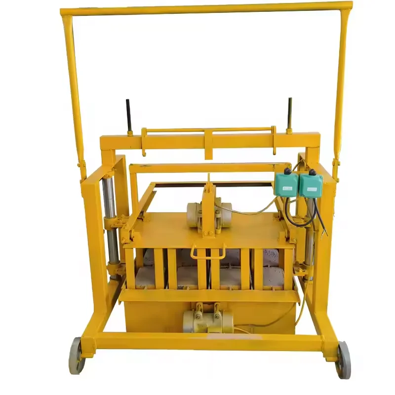 Autoclaved Aerated Concrete Block Making Machine Mobile River Sand Cement Interlock Brick Maker Instantaneous Spot Goods