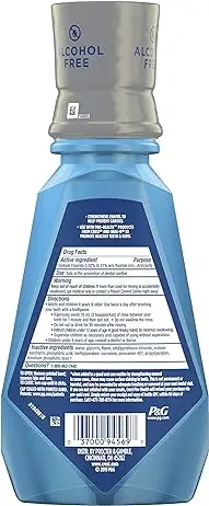 Crest Pro Health Advanced Multi-Protection Mouthwash, Alcohol Free, Extra Deep Clean Fresh Mint, 500 mL