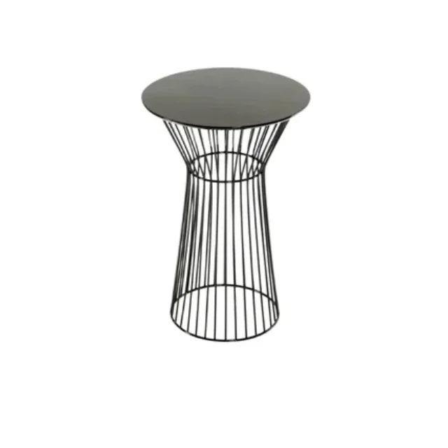 Modern luxury round coffee table handmade with metal living room furniture high quality furniiture direct use from Indonesia