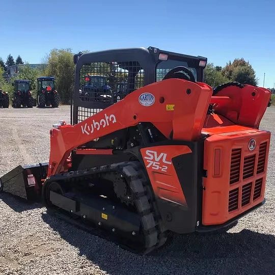 New Kubota SVL75-2 Loader 74 HP Skid Steer Loader with Bucket Compact Track in Great Condition Ready to Ship