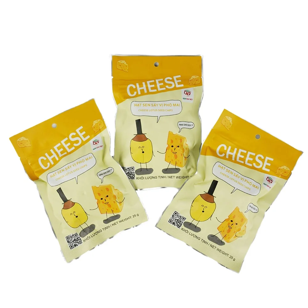 Organic Snacks Spicy Cheese 1 year Shelf Life Bag Fried Packaging Delicious Seasoning Lotus Seeds