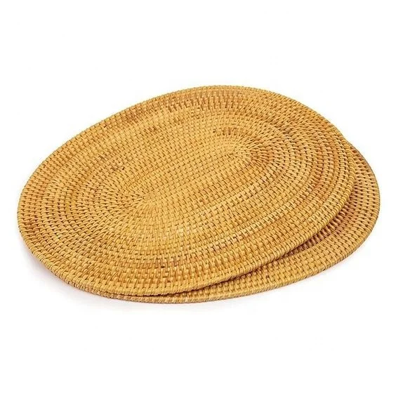 Best choice manufacture natural handmade home tableware placemat wholesale made in Viet Nam