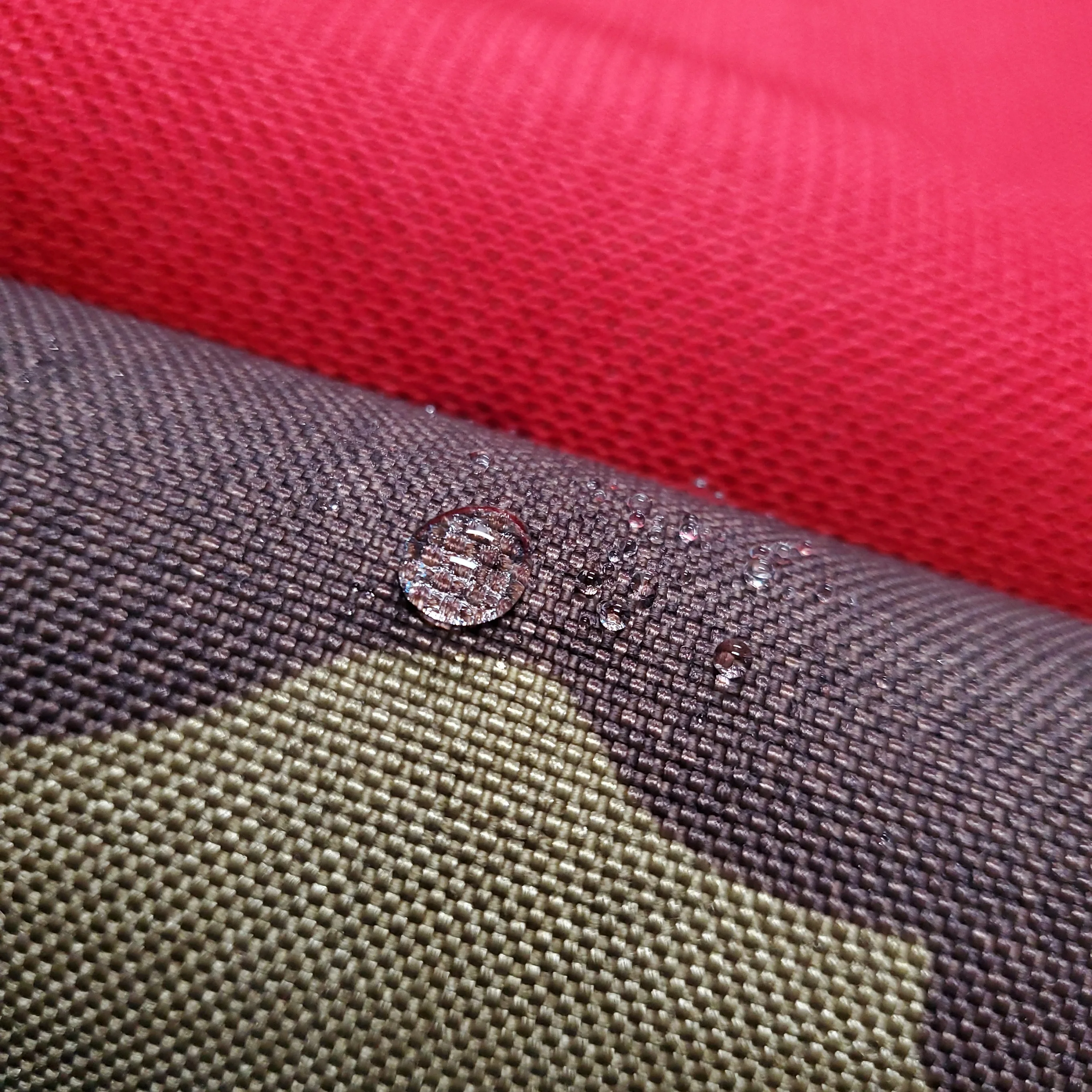 [Quick-drying] Nylon 1000D Cordura Spandex 1-WAY fabric with solid color Quick-drying all polyester fabrics TC or CVC PU Coated