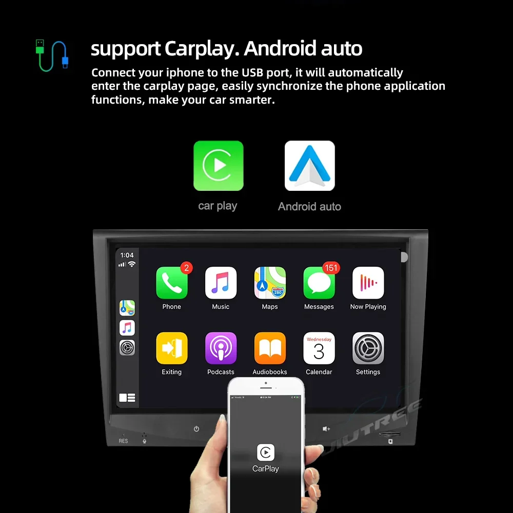 Автомагнитола на Android 11 8 + 128 ГБ для Porsche 911 987 997 боксер 2005-2012 мультимедийный автоплеер навигатор стерео DSP карплей GPS