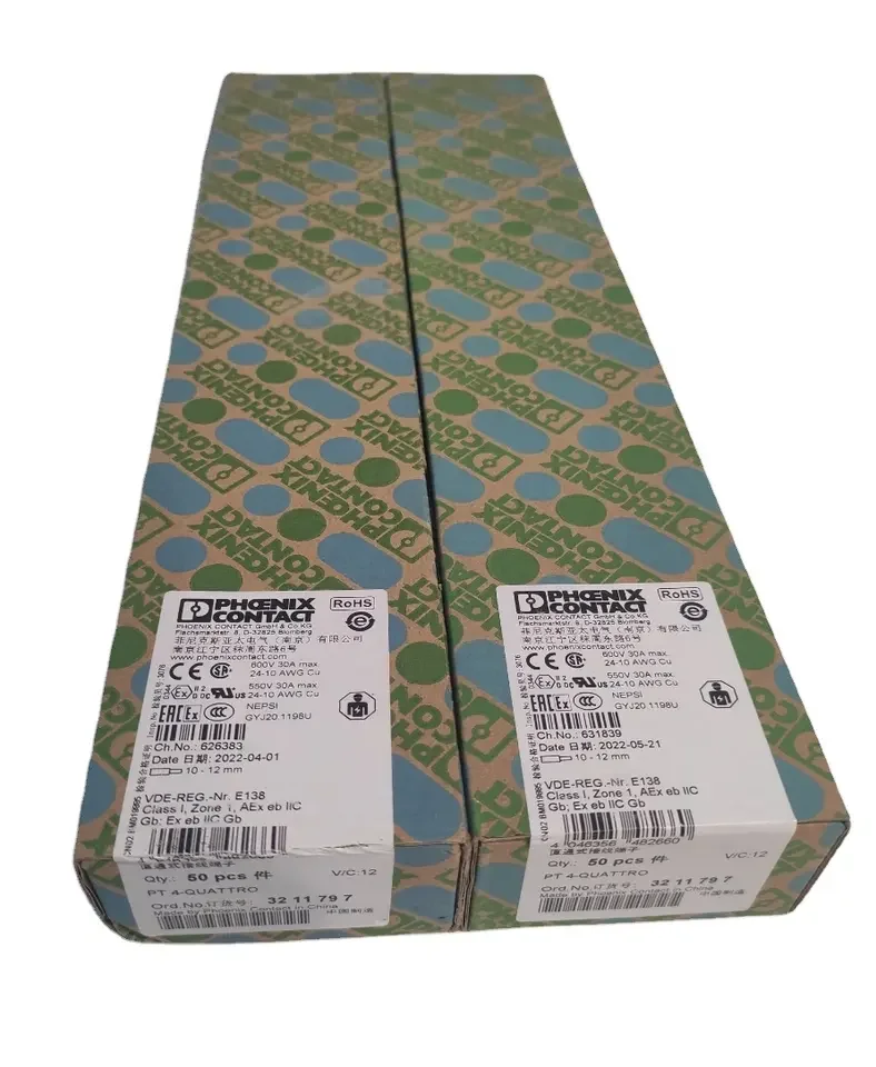 PT 4-QUATTRO Connectors Feed-through terminal block 3211797