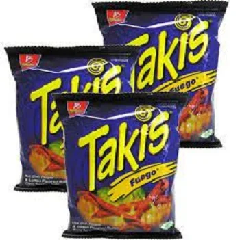 Takis Fuego Hot Chili Pepper & Lime Tortilla Chips 4oz (12-Bags)