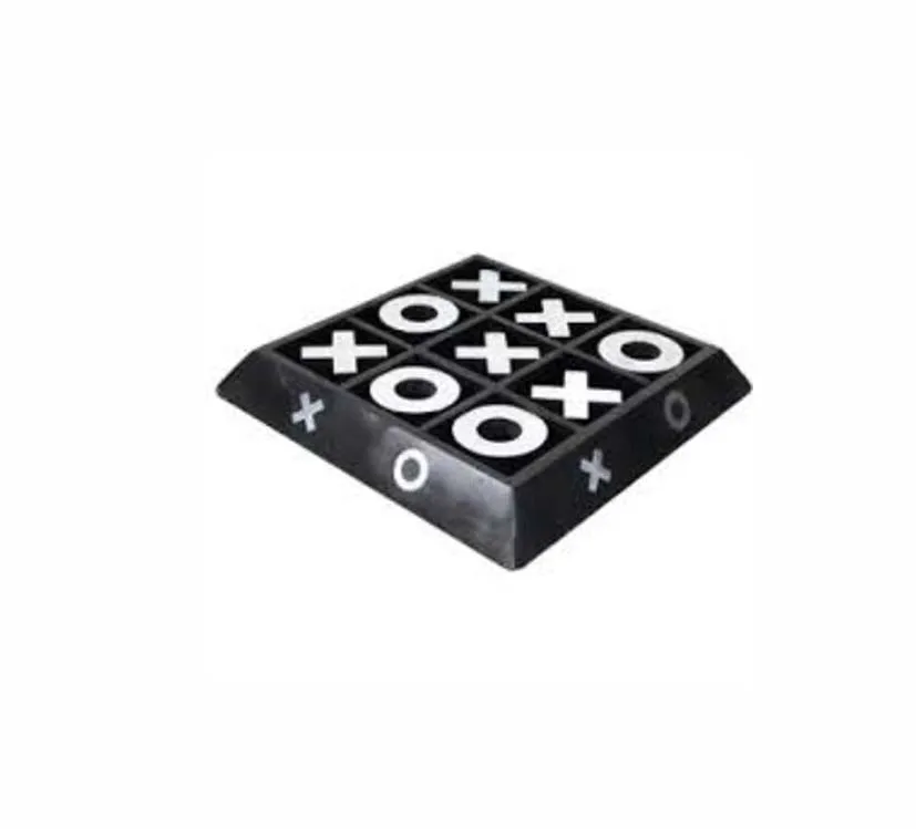 Лидер продаж деревянная игра tac toe подарок на день рождения с латунной инкрустацией для детей и семейных настольных игр настольный продукт