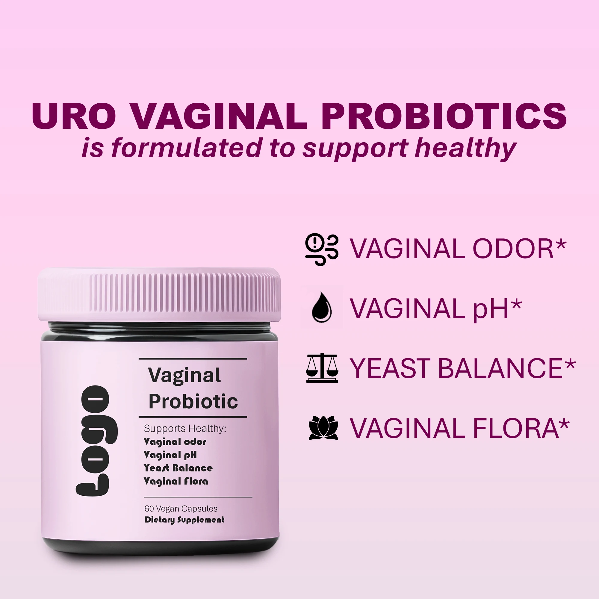 Wholesale Top-Selling Private Label Probiotics Supplement 60 CFU Prebiotics Vaginal Health for Teenagers Bulk Buyers