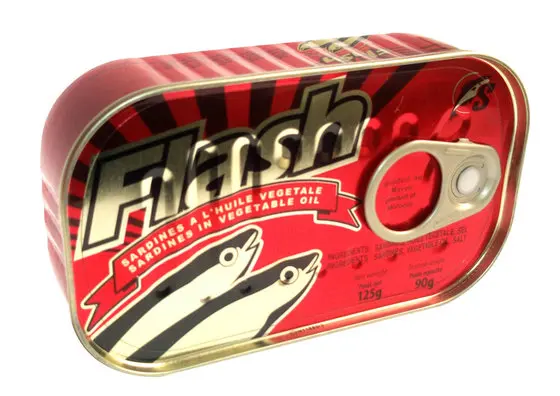 High quality sadine canned sardines fish with pepper for sale from Morocco 24tins/carton