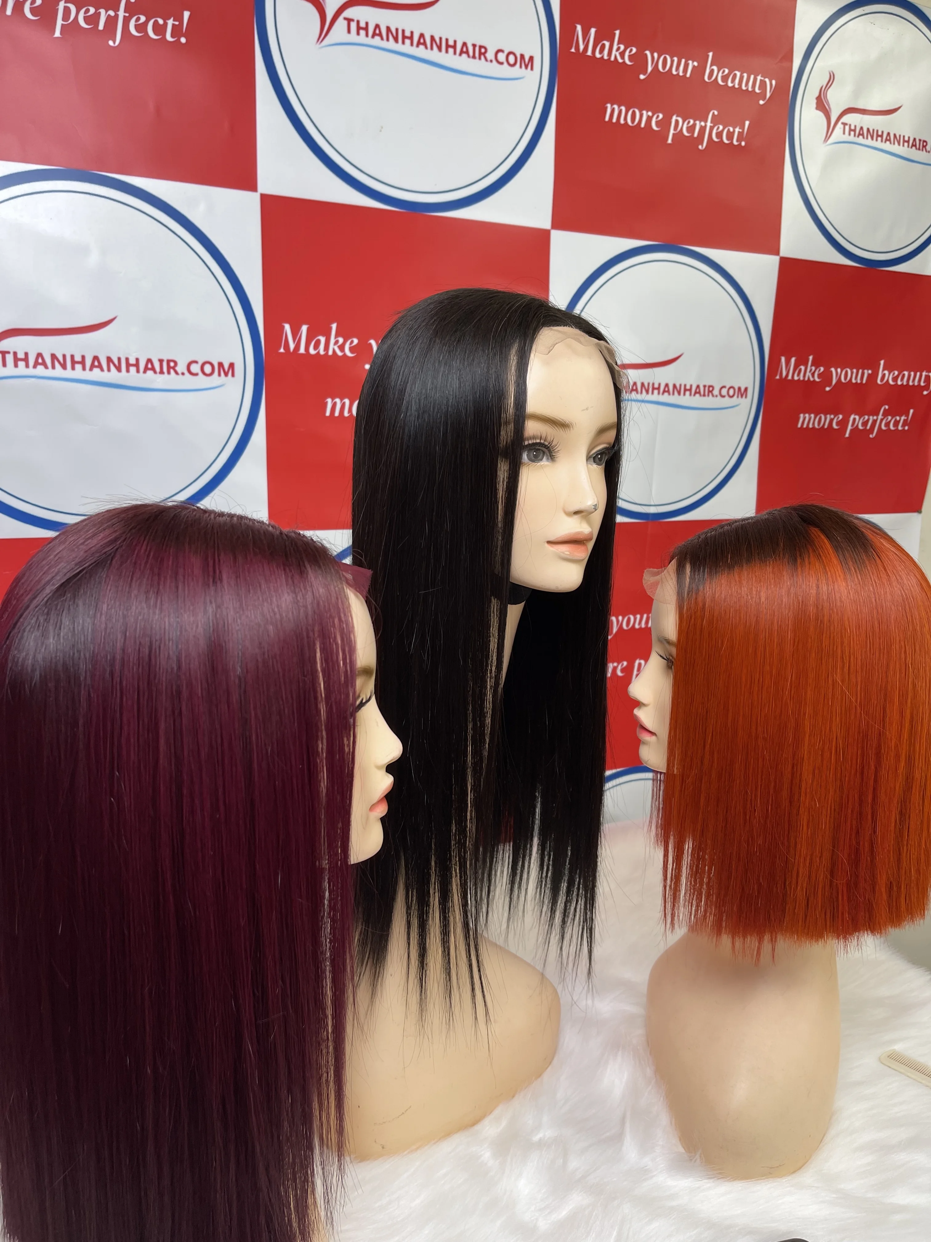 BEST BEAUTY! high quality Wig Hair Extensions Easy to Apply hd lace fit on your skin Ready to Ship