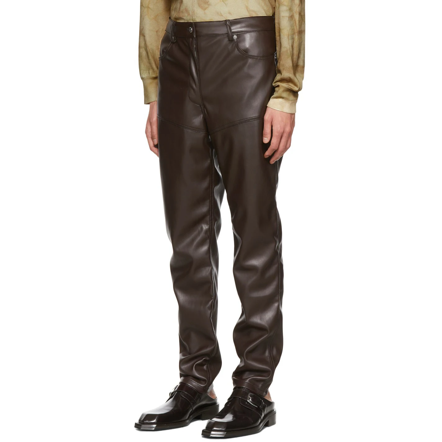 Leather Hip Hop Pants Genuine Leather Men Pants Solid High Quality Pakistan Made 2023 Leather Pant Men