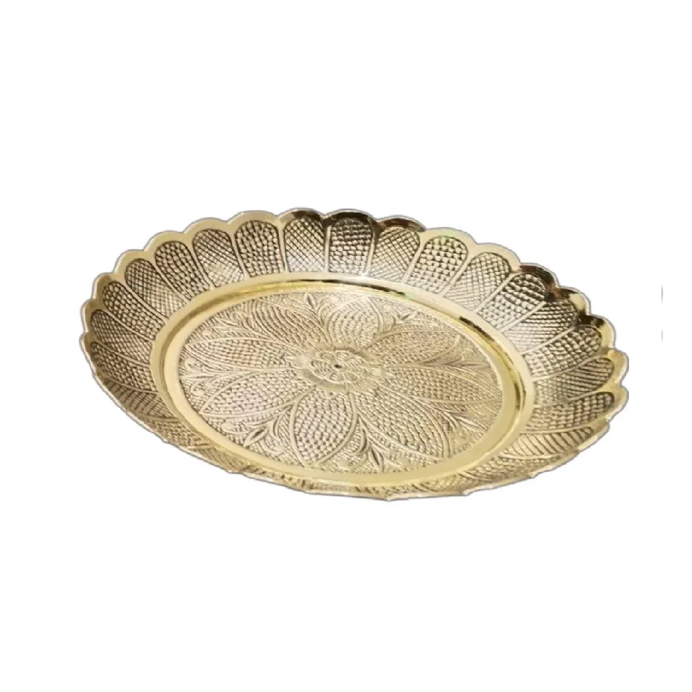 Copper Designer Charger Plates Custom Design Table Decor Dinnerware Plates Best Design Handmade Natural Craft Low Price