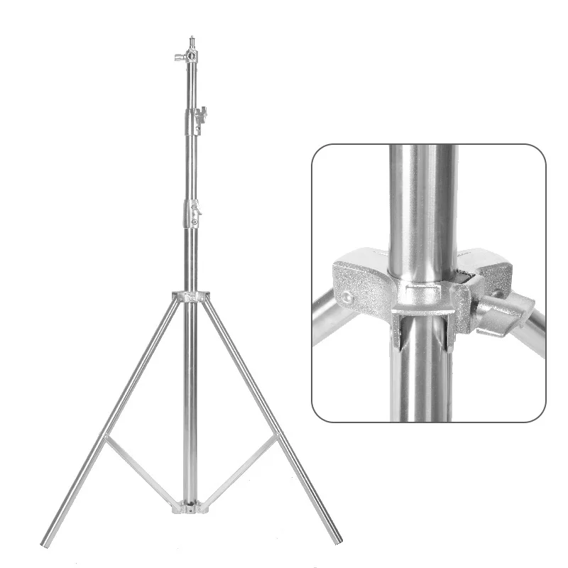 Kernel 2.8m Photography Light Stand Heavy Duty Tripods for Cameras Stainless Steel Light Stand for Softbox Video Flash