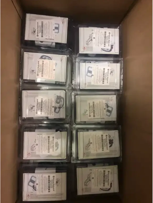 Datacard Ce840 Card Printer with Embosser Topping Foil Datacard Ribbon 504139-013 Silver Hot Stamping Foil