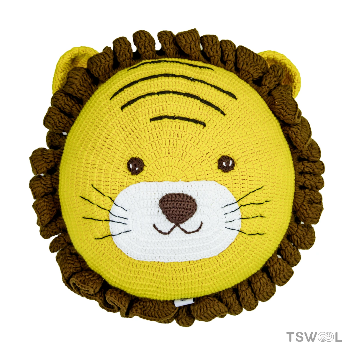 Super cute animal-shaped woolen pillow backrest decoration gift.