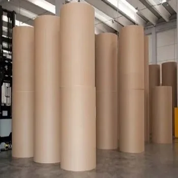 Discount  price best quality waterproof brown wrapping pe silicone coated one single side release kraft paper roll