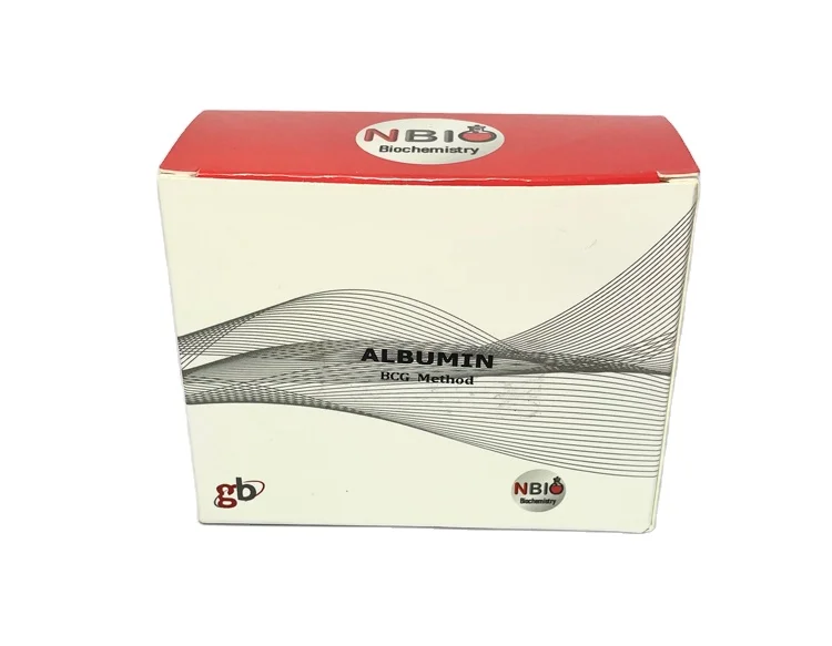 ISO Certified Supplier Selling BCG Method Albumin Clinical Chemistry Reagent Test Kit Set 2 x 50 ml for Diagnosis