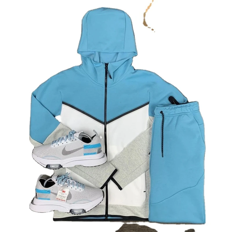 factory Spring with Fall Crop Track Suit Mens Tech Men Tracksuit Set Custom Logo Jogging Sportswear
