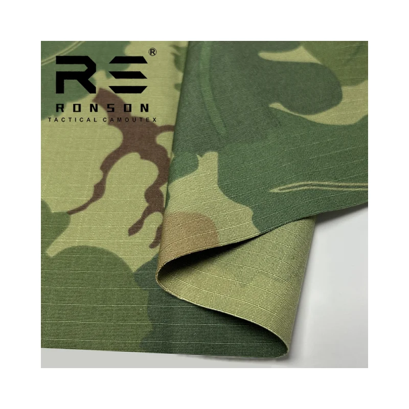 NC5050 Ribstop MITCHELL CAMO nylon cotton fabric NYCO camo printed tactical uniform camouflage fabric