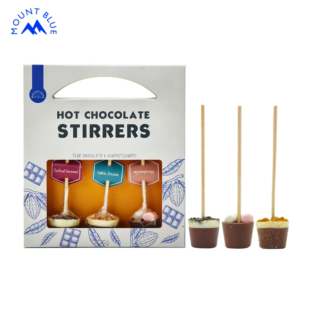 Wholesale Price for Hot Choc Stirrers Cocoa Hot Drinks Spoon With 3 Packs