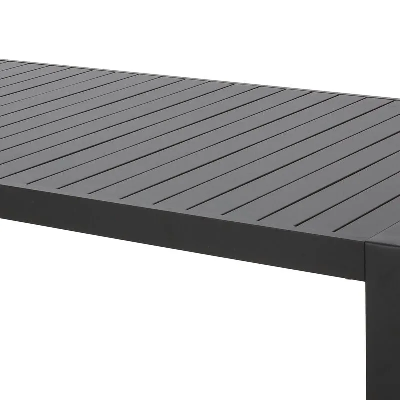 retractable square coffee table combination metal frame leather top table for Indoor and Outdoor Living