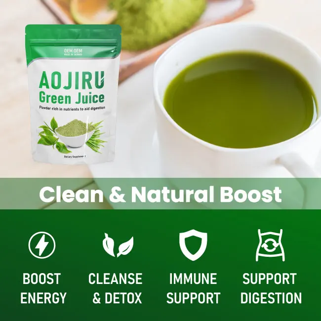 Private brand slimming green tea vegetable and fruit enzyme tea bag flat belly product herbal detox slimming tea slimming powder