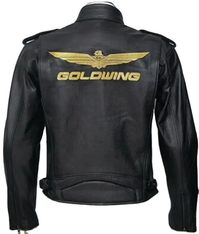 Коллекция 2022 года кожаная байкерская куртка Hondaa Goldwing GL1800 мужская с обычным рукавом и защитой для верховой езды ограниченный ассортимент