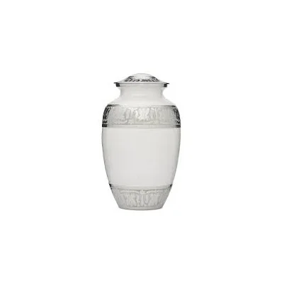 Top Quality Funeral Supplies Factory Price Casket Metal Funeral Urn Cremation Human Pet Ashes Itinerary for Export