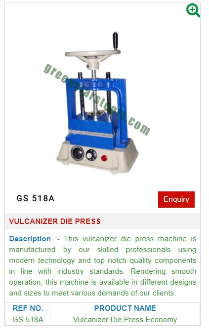 Vulcanizer Die Press GS 518A For Jewelry Tools-Jewellery Tools