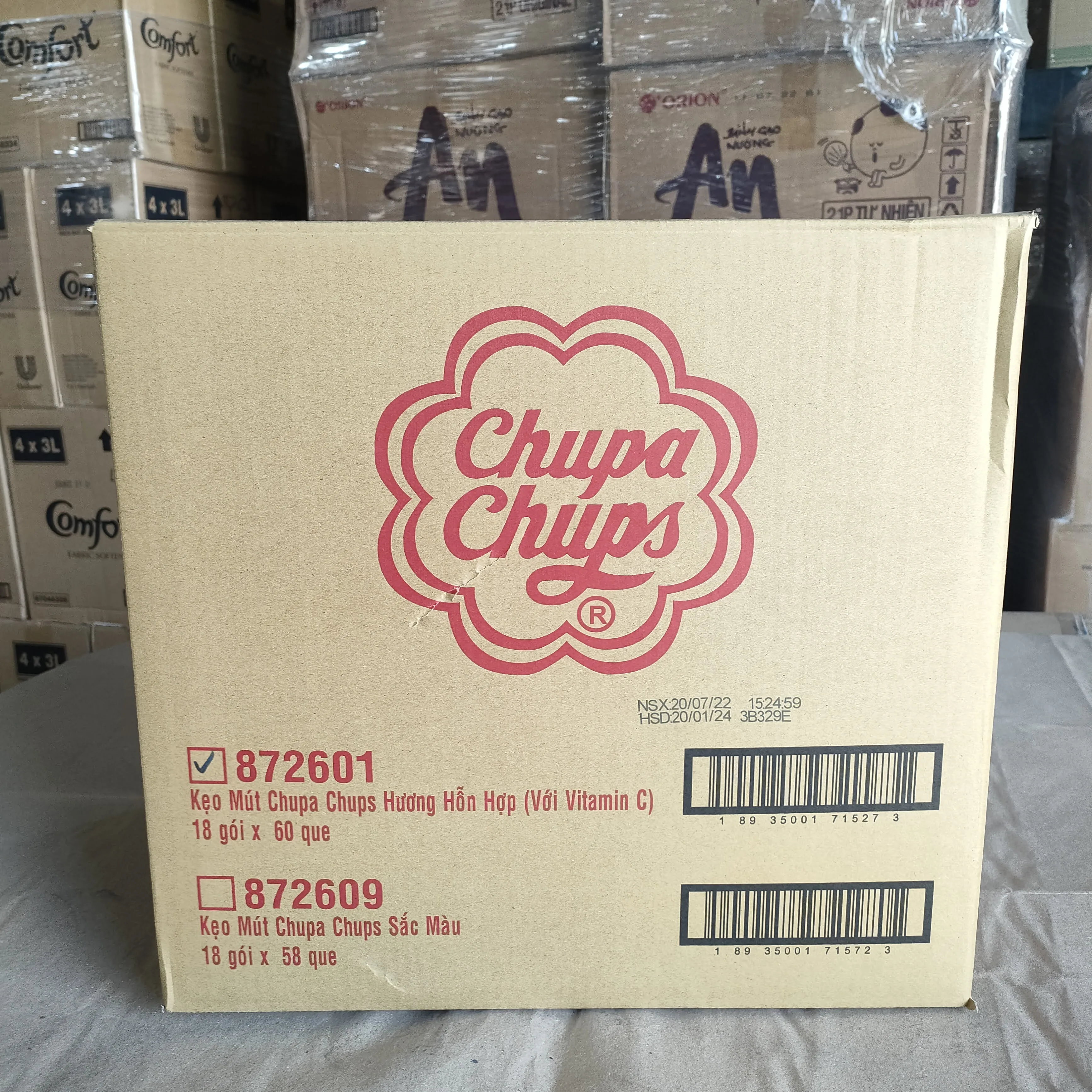 Wholesale Chupa Chup Lollipops Assorted Flavors 600g/ Vietnamese Chupa Chup Candy Lollipops Fruity Exporter