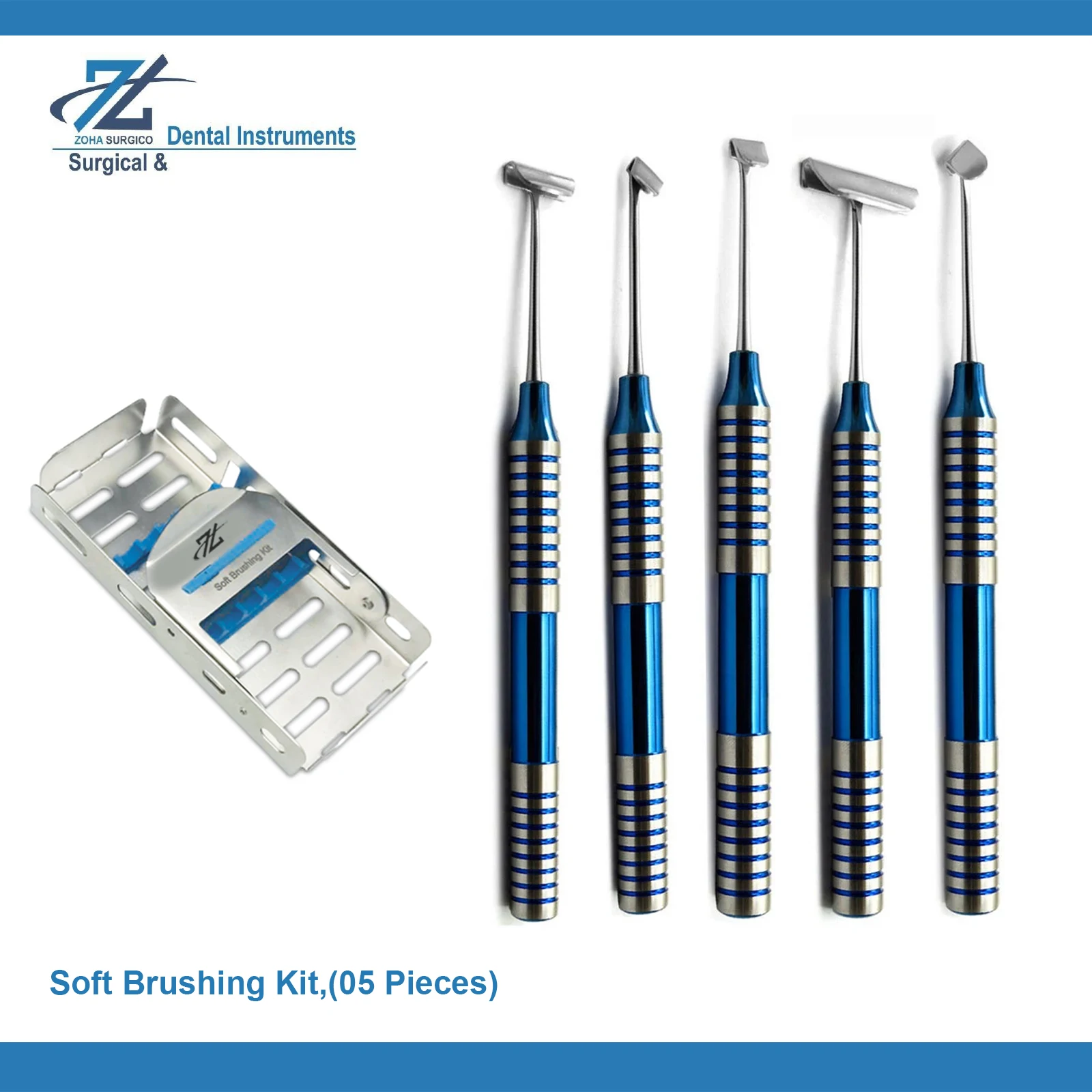 Набор мягких зубных инструментов для имплантации зубов 5 шт.