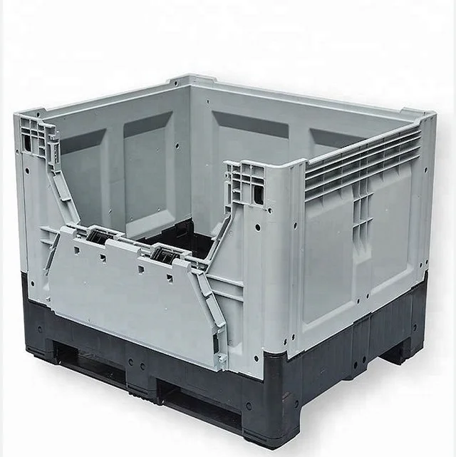 Stackable Large Plastic Pallet Box Solid Plastic Pallet Container