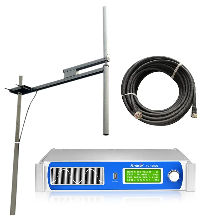 FMUSER BS-2M Professional FM Radio Station Equipment Package for broadcast studios and podcasts Broadcasting for live news