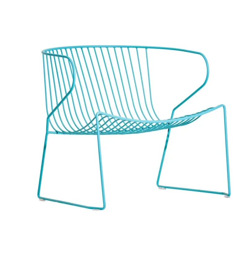 High End Metal Industrial Wire Chair Stackable Stack Nordic Metal Dining Chair Metal Decorative Directly Modern Furniture