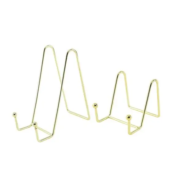 Metal plate Stand Display Wire Stand/Platter Stand/ Easel Display Plate Holder with handmade And Kitchen usage for low price
