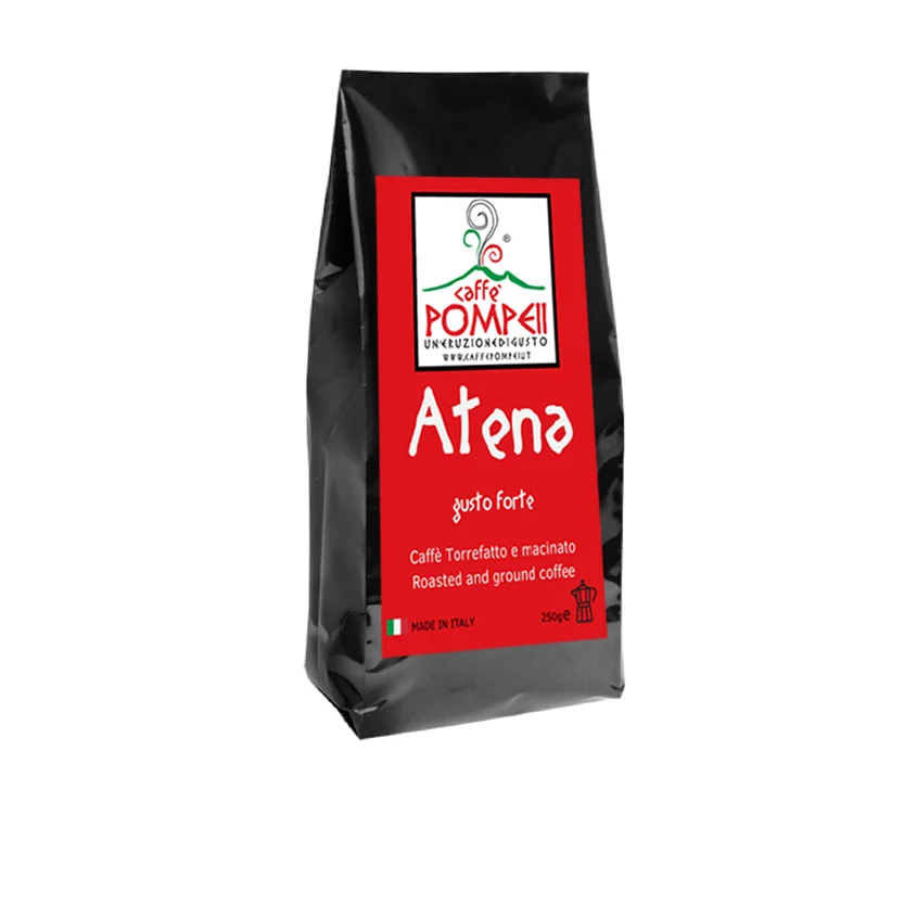 ITALIAN GROUND  COFFEE ATENA   STRONG  500 GR IN SOFT BAG