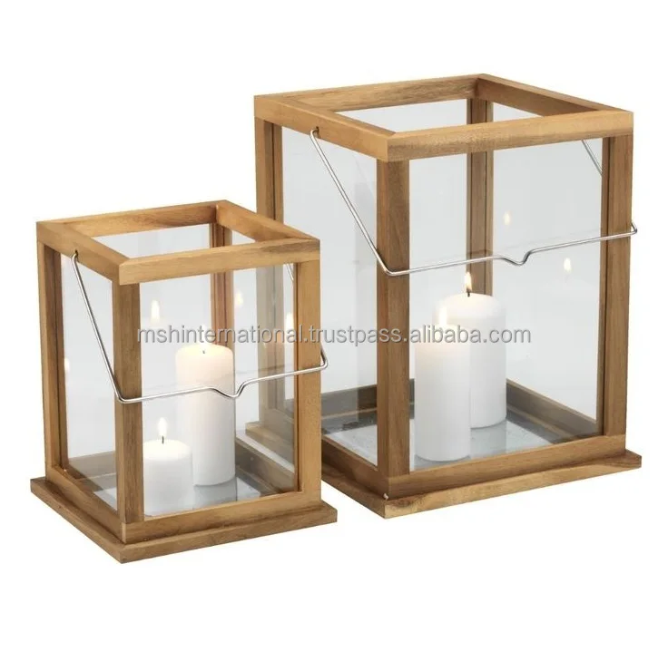 Wooden Design Candle Lantern Home Decoration Metal Candle Holder Black Moroccan Lantern T Light Lantern By Arts Impression