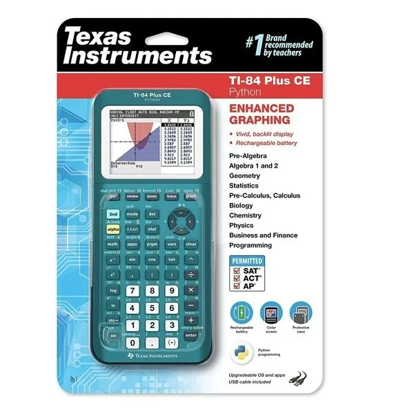 Top Dealer of Texas Instruments TI-84 Plus CE Colors Graphings Calculator Factory Sealed With Complete Accessories