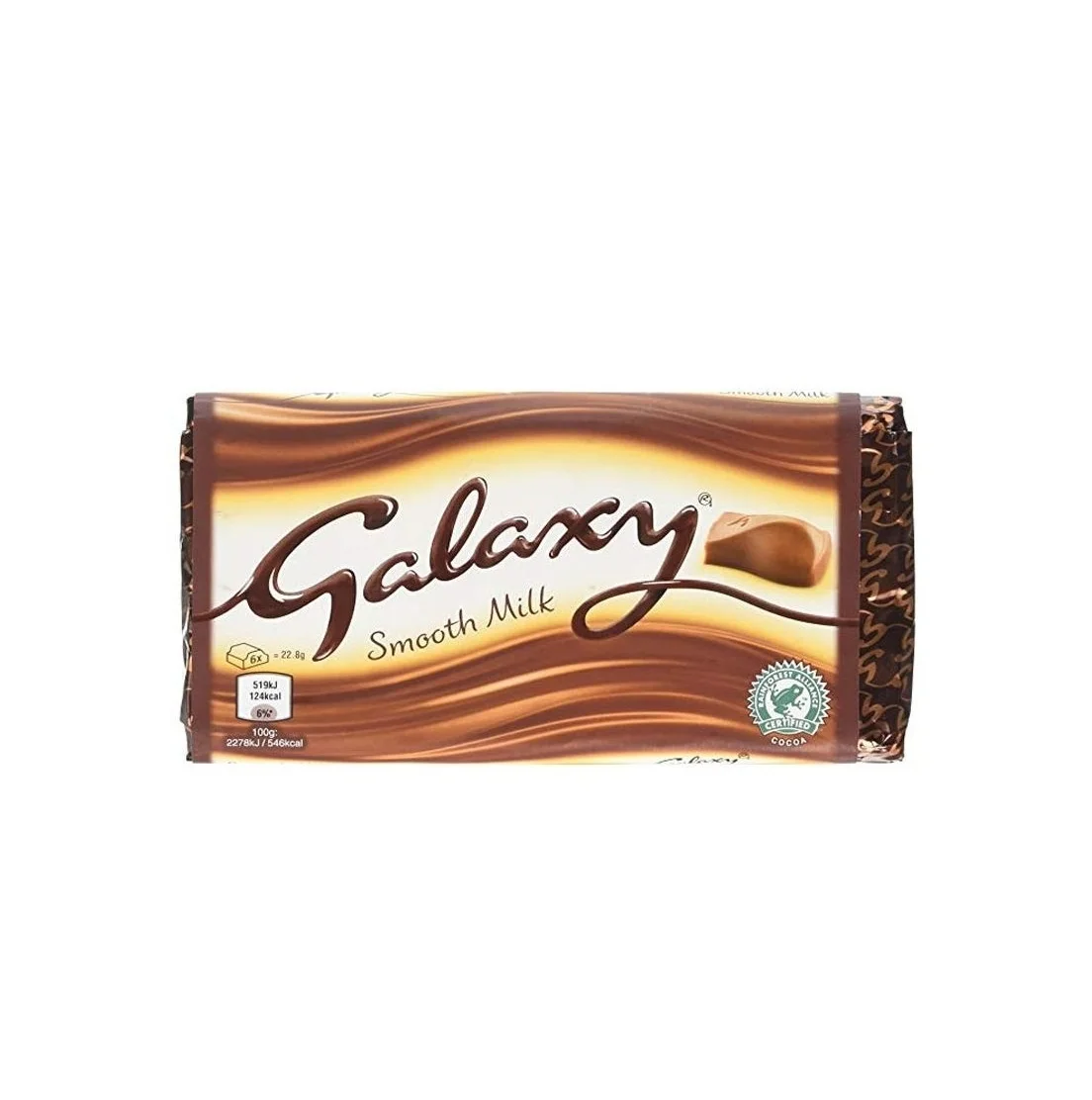 Galaxy Smooth Caramel Chocolate Block 135g