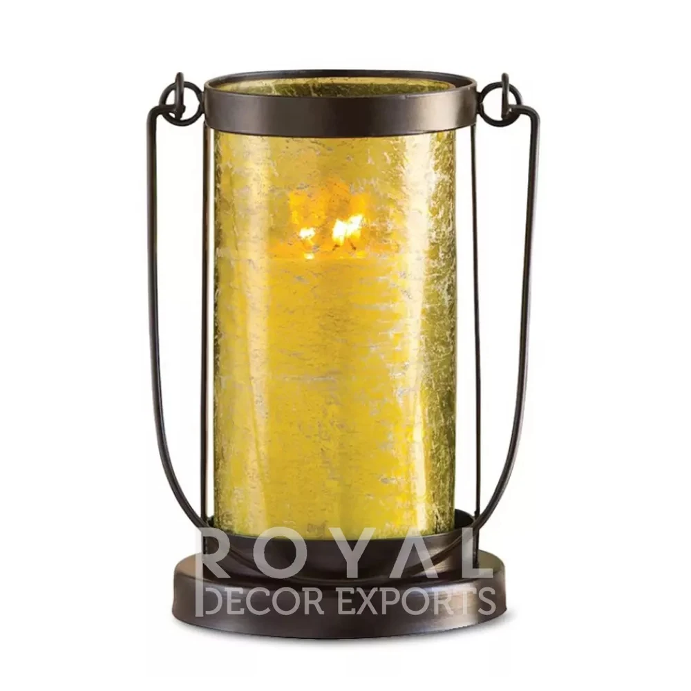 Luxury design Metal Garden Candle Lantern For Home Decor Iron For Trees Candlesticks Lanterns And Candle Jars Lamps And Lanterns