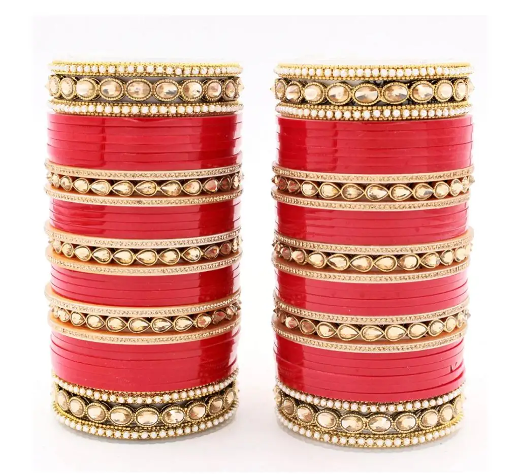 Bridal Bangles Set Bridal Chura Kundan Churi Set Designer Fashion Exclusive Wedding bangles latest 2023 jewelry for women
