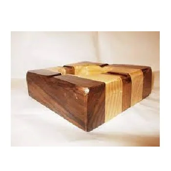 Indian Handcrafted Wood Ash Tray Clear Resin Joint Custom Color Logo Portable Indoor and Outdoor Smoking Accessories