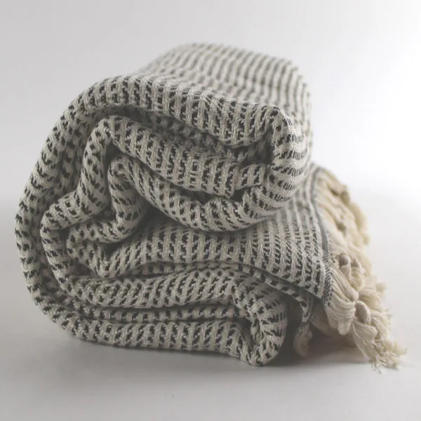 Black Chess Throw Bedspread Handwoven Cotton Sofa Turkish Furniture Throw Cotton Throw King Size