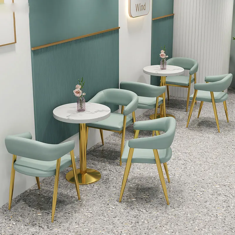 Restaurant Sets Furniture Dining Table with Chairs Coffee Shop Furniture Cafe Tables and Chairs Fast Delivery